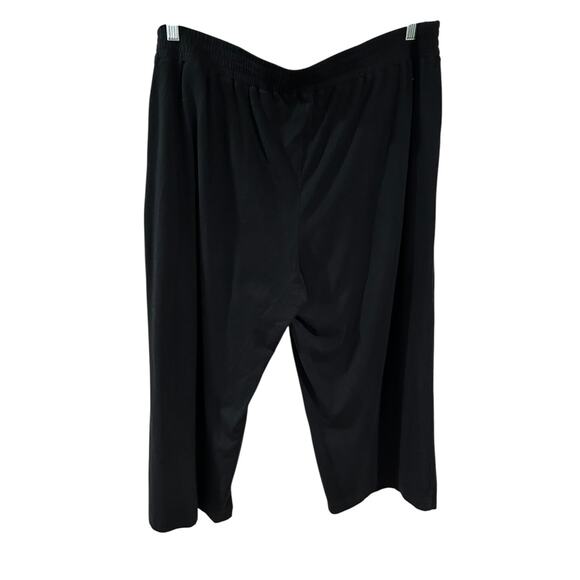 Anybody Elastic Waist Front Tie Relaxed Cropped Pants Size 2X Cotton Modal - Picture 4 of 4